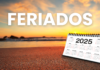 Quais são os feriados prolongados em 2025? FERIADOS PROLONGADOS 2025