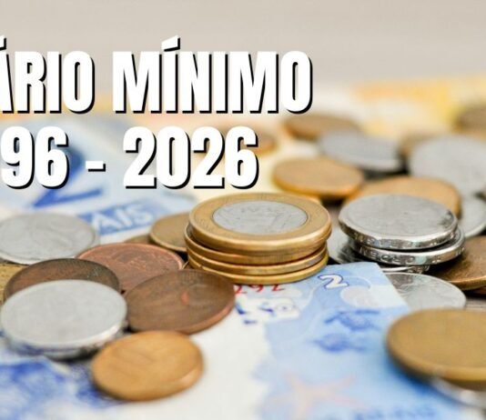 Tabelas – Salário Mínimo de 1996 a 2026 Salário mínimo 2026
