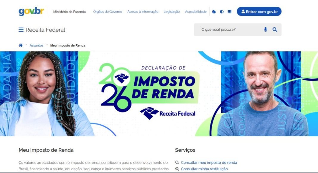 declaração pré-preenchida do IR 2026