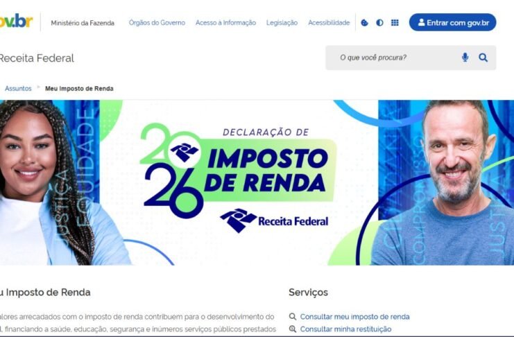 declaração pré-preenchida do IR 2026